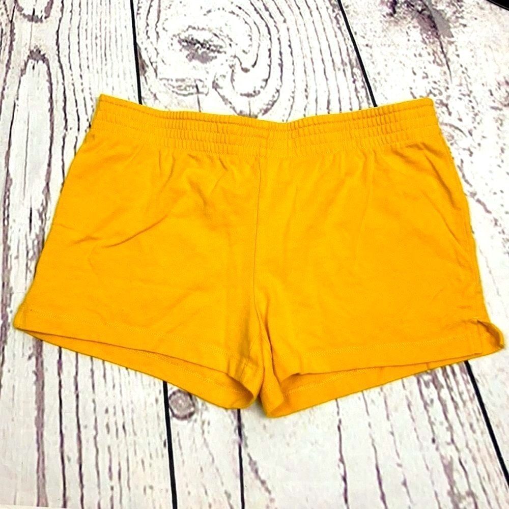 OP Yellow Shortie Shorts